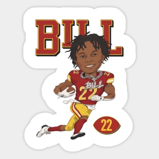 Bill-Jacory Croskey-Merritt-22 Washington-Commanders Sticker